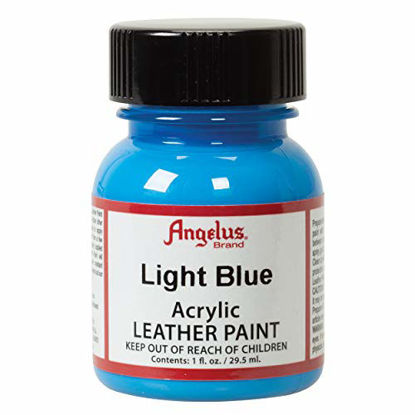 Picture of Angelus Acrylic Leather Paint, Light Blue, 1 oz.