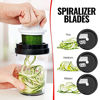 Picture of fullstar Vegetable Spiralizer Vegetable Slicer - 8 in 1 Zucchini Spaghetti Maker Zoodle Maker Veggie Spiralizer Adjustable Handheld Spiralizer Zucchini Noodle Maker Zucchini Spiralizer with Container