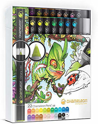 Picture of Chameleon Art Products, Chameleon Color Tones, Deluxe Set - 22 Pens