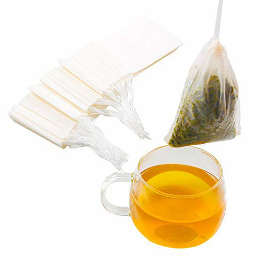 Buy Adecco LLC Disposable Tea Filter Bags, Drawstring Empty Tea Bag for  Loose Leaf Tea- 500 Count (500) Online at desertcartINDIA