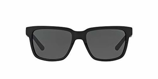 Picture of A|X Armani Exchange Men's AX4026S Square Sunglasses, Black Matte Black, 56 mm