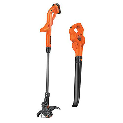Picture of BLACK+DECKER 20V MAX String Trimmer / Edger and Sweeper Combo Kit, 10-Inch (LCC221)