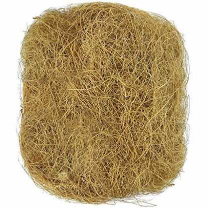 Picture of SunGrow 1.5 oz. Coconut Fiber, Comfortable Bedding for Small Birds and Animals, Nest Lining Material, Great for Nest Building and Hideouts