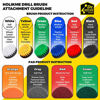 Picture of Holikme 25Piece Drill Brush Attachments Set,Scrub Pads & Sponge, Power Scrubber Brush with Extend Long Attachment All Purpose Clean for Grout, Tiles, Sinks, Bathtub, Bathroom, Kitchen