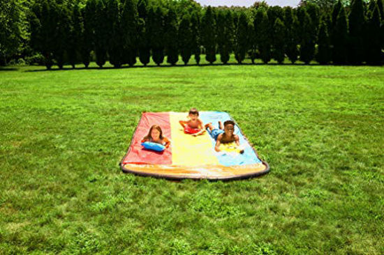 GetUSCart- Jambo Triple Lane Slip, Splash and Slide for Backyards ...