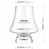 Picture of Luxbe - Bourbon Whisky Crystal Glass Snifter, Set of 4 - Narrow Rim Tasting Glasses - Handcrafted - Good for Cognac Brandy Scotch - 9-ounce/260ml