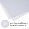Picture of Caydo 60 by 39-Inch 18 Count Classic Reserve Aida Cloth Big Size White Cross Stitch Cloth Fabric