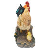 Picture of Design Toscano QL56974 Chickens Bridging The Roost Garden Statue, Full Color