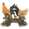 Picture of Design Toscano QL56974 Chickens Bridging The Roost Garden Statue, Full Color