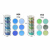 Picture of DAGEDA 24 Color Pigment Nail Powder, Colorful Iridescent Glitter Ultrafine Luminous Pearlescent High-Gloss Halo Powder, Nails Pigments Dust 3D DIY Nail Art Decoration
