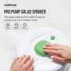 Picture of Farberware Easy to use pro Pump Spinner with Bowl, Colander and Built in draining System for Fresh, Crisp, Clean Salad and Produce, Large 6.6 quart, Green