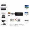 Picture of Svideo to HDMI Converter, PS2 HDMI Adapter, AV to HDMI Adapter Support 1080P, PAL/NTSC Compatible with WII, WII U, PS one, PS2, PS3, STB, Xbox, VHS, VCR, Blue-Ray DVD Players