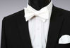 Picture of Alizeal Mens Paisley Jacquard Self Bow Tie Pocket Square Set (White)