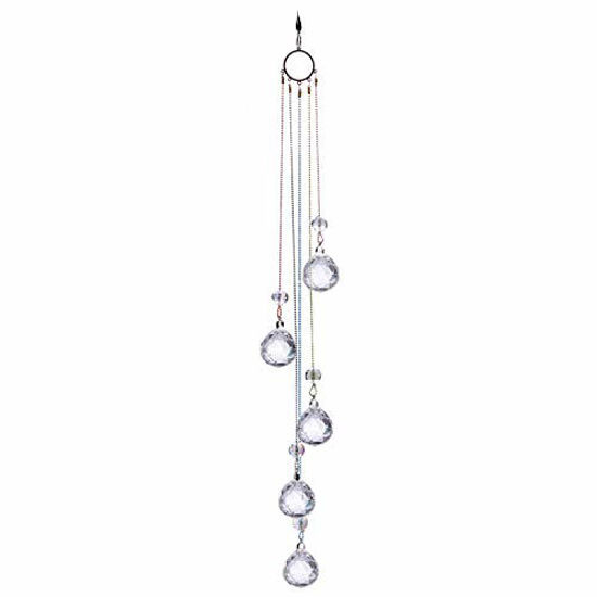 Picture of Crystals Ball Prisms Suncatcher Hanging Ornament Rainbow Maker for Home,Garden Decoration