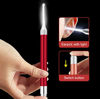 Picture of 2 Pcs Ear Wax Removal Tool with Light - Ear Pick Cleaner Kit for Kids and Adults, Earwax Spoon Digger & Tweezers for Ear Health Care Gift Set with Case (Red)