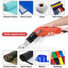 Picture of RoMech Fabric Cutter Rope Cutter - Air Cooled Pro Electric Hot Knife Heat Sealer with Adjustable Power - Cutting Tool Kit- with Blades & Accessories (100W, RM-015)