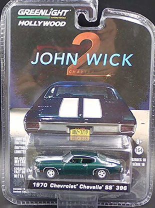 Picture of 1970 Chevrolet Chevelle SS 396 John Wick Movie Chapter 2 (2017) Hollywood Series 18 1/64 Diecast Model Car by Greenlight 44780 F