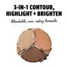 Picture of NYX PROFESSIONAL MAKEUP 3 Steps to Sculpt, Face Sculpting Contour Palette - Deep