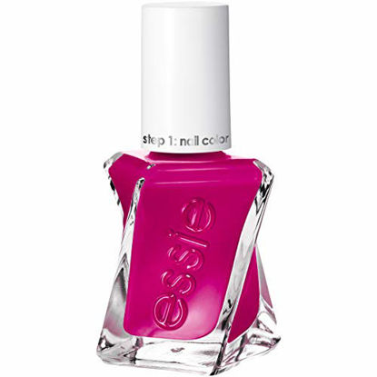 Picture of essie Gel Couture 2-Step Longwear Nail Polish, Vi Please, Red Nail Polish, 0.46 fl. oz.