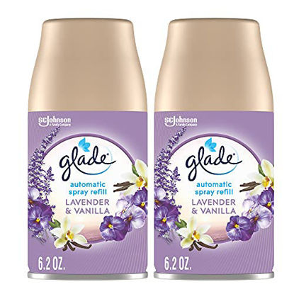 Picture of Glade Automatic Spray Refill, Air Freshener for Home and Bathroom, Lavender & Vanilla, 6.2 Oz, 2 Count