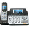 Picture of VTech DS6151 2-Line Cordless Phone System for Home or Small Business with Digital Answering System & Mailbox on each line, Black/silver