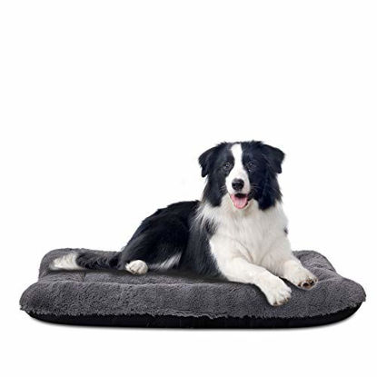 Picture of ANWA Dog Bed Large Size Dogs, Washable Dog Crate Bed Cushion, Dog Crate Pad Large Dogs 36 INCH