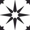Picture of FloorPops FP2948 Altair Peel & Stick Floor Tile, n k, Black, 10 Square Feet