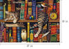 Picture of 1000 Pieces Puzzle for Adults - Charles Wysocki Cat - Decompression Intellectual Development Puzzles Games(Cat Puzzle,27''19'',Large)