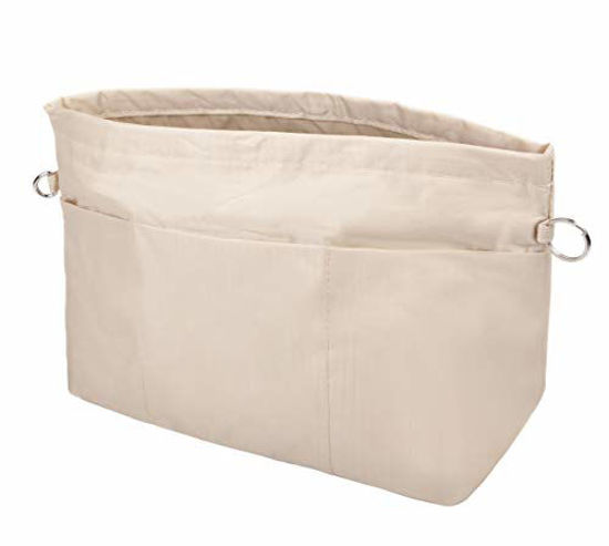 0766672 vercord purse organizer insert bag tote handbags pocketbook inserts organizers zipper 11 pockets bei 550