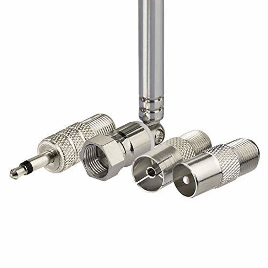 Antenna Radio FM/DAB Telescopica Per Interni Con Base Magnetica Compatibile Con Ricevitori Stereo Sintonizzatori Portatili Con Base Da 75 Ohm E Sistemi Hi Fi 92525946 - 4