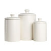 Picture of 10 Strawberry Street Kitchen Canister Set, 3 Piece, Tide White