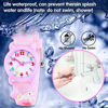 Picture of Venhoo Kids Watches 3D Cute Cartoon Waterproof Silicone Children Toddler Wrist Unicorn Watch for 3-10 Year Girls Little Child-Purple