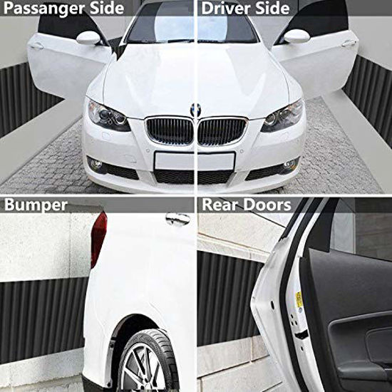 Spurtar Ultra Thick Garage Wall Protector - 5/8" Car Door Guard With Self-Adhesive Backing (79" X 8")