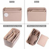 Picture of Purse Organizer, Felt Bag Organizer Insert For Speedy, Neverfull, Tote, Handbag, 6 Colors 3 Sizes (Large, Beige)