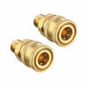 Picture of Tool Daily Pressure Washer Coupler, Quick Connect Fitting, Female NPT Socket to Male Thread, 5000 PSI, 1/4 Inch, 2-Pack