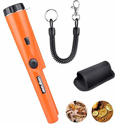 Picture of Longruner Metal Detector Pin Pointer Probe Waterproof Handheld Pinpointer with Holster Treasure Hunting Unearthing Tool Accessories