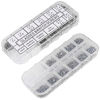 Picture of Sunglasses Eyeglasses Repair Kit, 1100PCS Tiny Stainless Steel Screws and 5 Pairs Nose Pads with Micro Screwdriver Tweezer for Watch Clock Spectacle Eyewear Repair