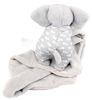Picture of Zillion Toyz Infant Baby Soother Security Lovey Blanket Plush Lovie Elephant