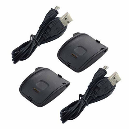 Picture of Kissmart Replacement Gear S Charger (2PCS), Charging Cradle Dock for Samsung Gear S R750 Smart Watch (Gear S Charger - 2PCS)