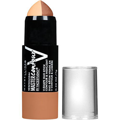 Picture of Maybelline New York Makeup Facestudio Master Contour V-Shape Duo Stick, Deep Shade Contour Stick, 0.24 oz