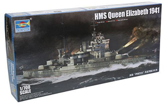 GetUSCart- Trumpeter HMS Queen Elizabeth 1941 Model Kit (1/700 Scale)