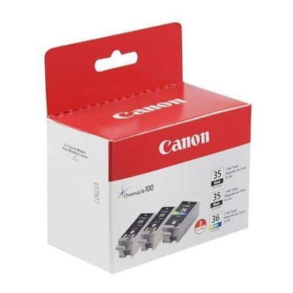 Picture of Canon (PGI-35, CLI-36) iP100 Ink Value Pack (Includes 2 of 1509B002 & 1 of 15...