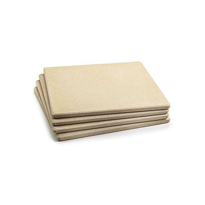 Picture of Outset 76176 Pizza Grill Stone Tiles, Set of 4