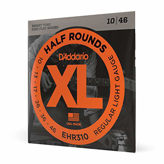 Picture of D'Addario EHR310 Half Round Electric Guitar Strings, Regular Light, 10-46