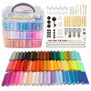Picture of Polymer Clay, 60 Colors Shuttle Art 1.2 oz/Block Oven Bake Modeling Clay Kit with 19 Sculpting Clay Tools and Accessories, Non-Stick, Non-Toxic, Ideal DIY Craft Gifts for Kids