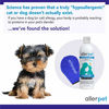 Picture of Allerpet Dog Allergy Relief w/Free Applicator Mitt - Pet Dander Remover for Allergens - for Canine Dry Skin Treatment - Good for Fur & Skin - (12oz)