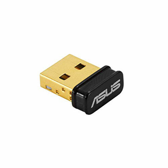 Picture of ASUS USB-BT500 Bluetooth 5.0 USB Adapter with Ultra Small Design, Backward Compatible with Bluetooth 2.1/3.x/4.x