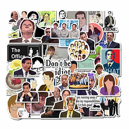 Picture of Acekar The Office Stickers Pack of 50 Stickers - The Office Stickers for Laptops,The Office Laptop Stickers, Funny Stickers for Laptops, Computers, Hydro Flasks