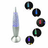 Picture of Cdycam Glitter Lava Lamp LED Vintage Mini 7.28'' Night Light Lamp with USB Multi Color Changing Rocket Light for Kids Boys Girls Adult Bedroom