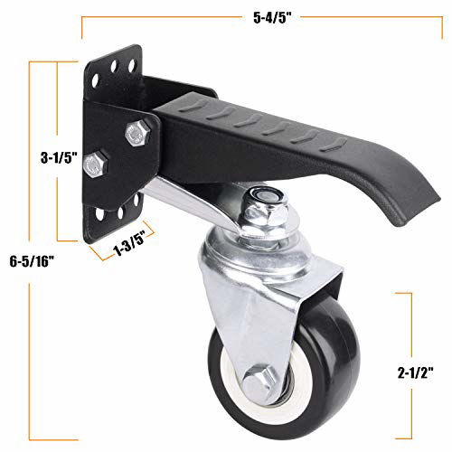 GetUSCart SOLEJAZZ Workbench Caster kit 660 LBS Capacity 4 Heavy Duty